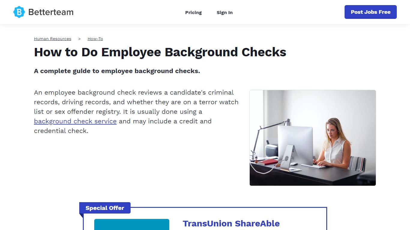 How to Do Employee Background Checks - Betterteam