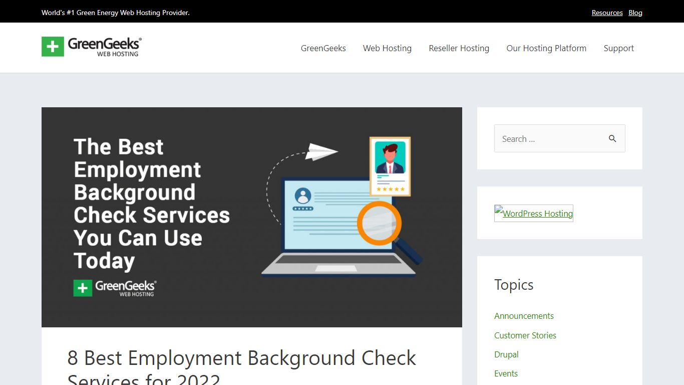 8 Best Employment Background Check Services for 2022 - GreenGeeks Blog